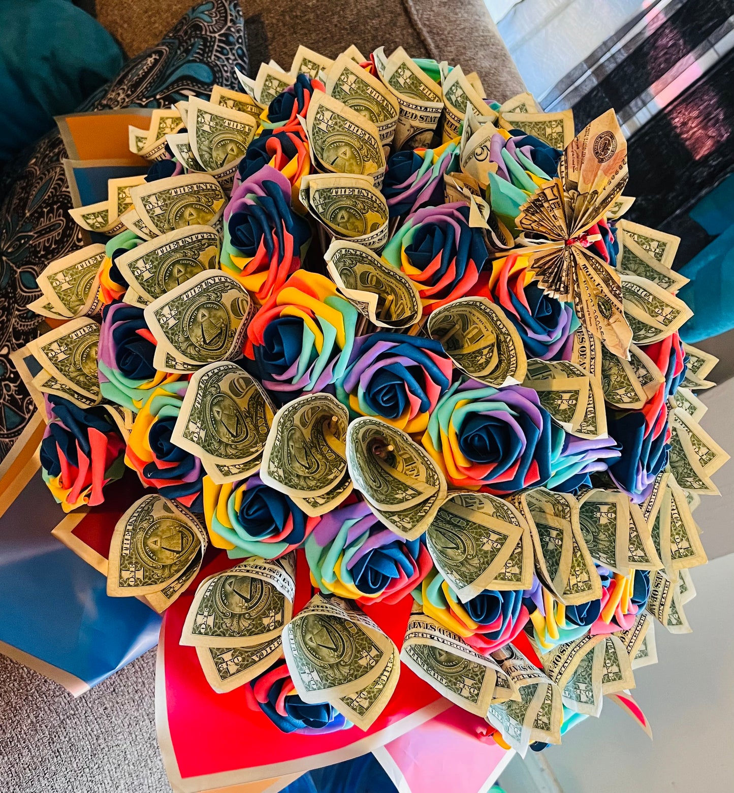 $100 Money Bouquet