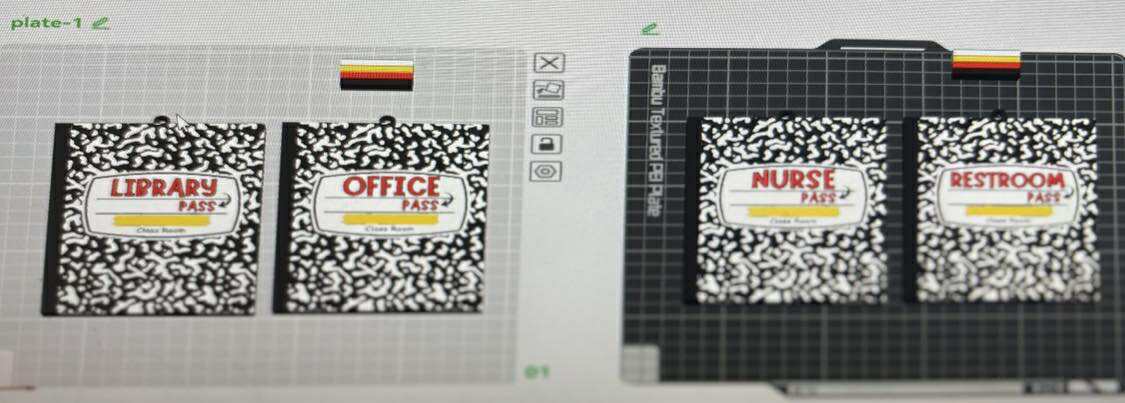 Hall Pass Collection STL files (DIGITAL FILE ONLY)