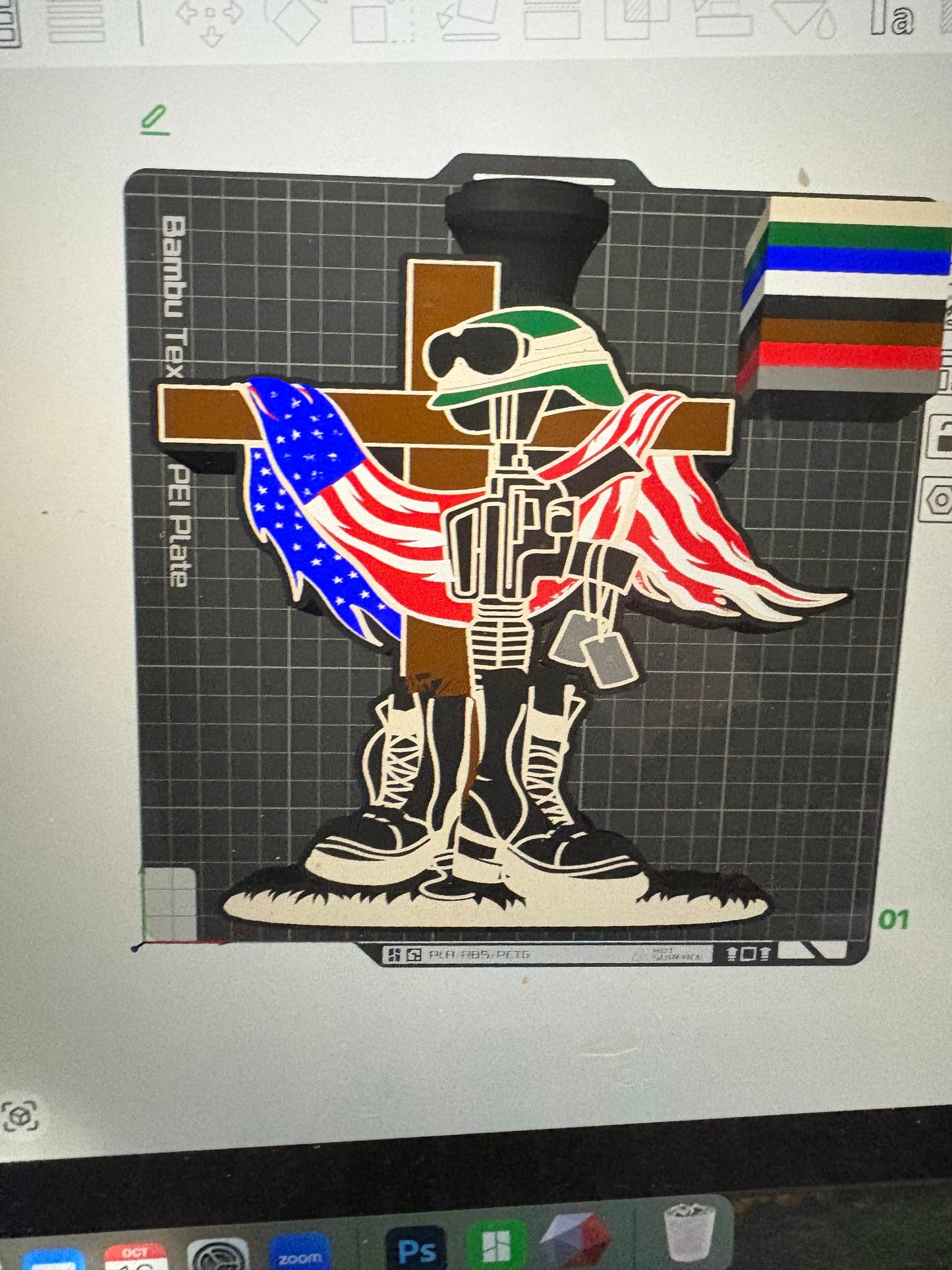 Falling Soldier Lamp File (Digital FIle Only)