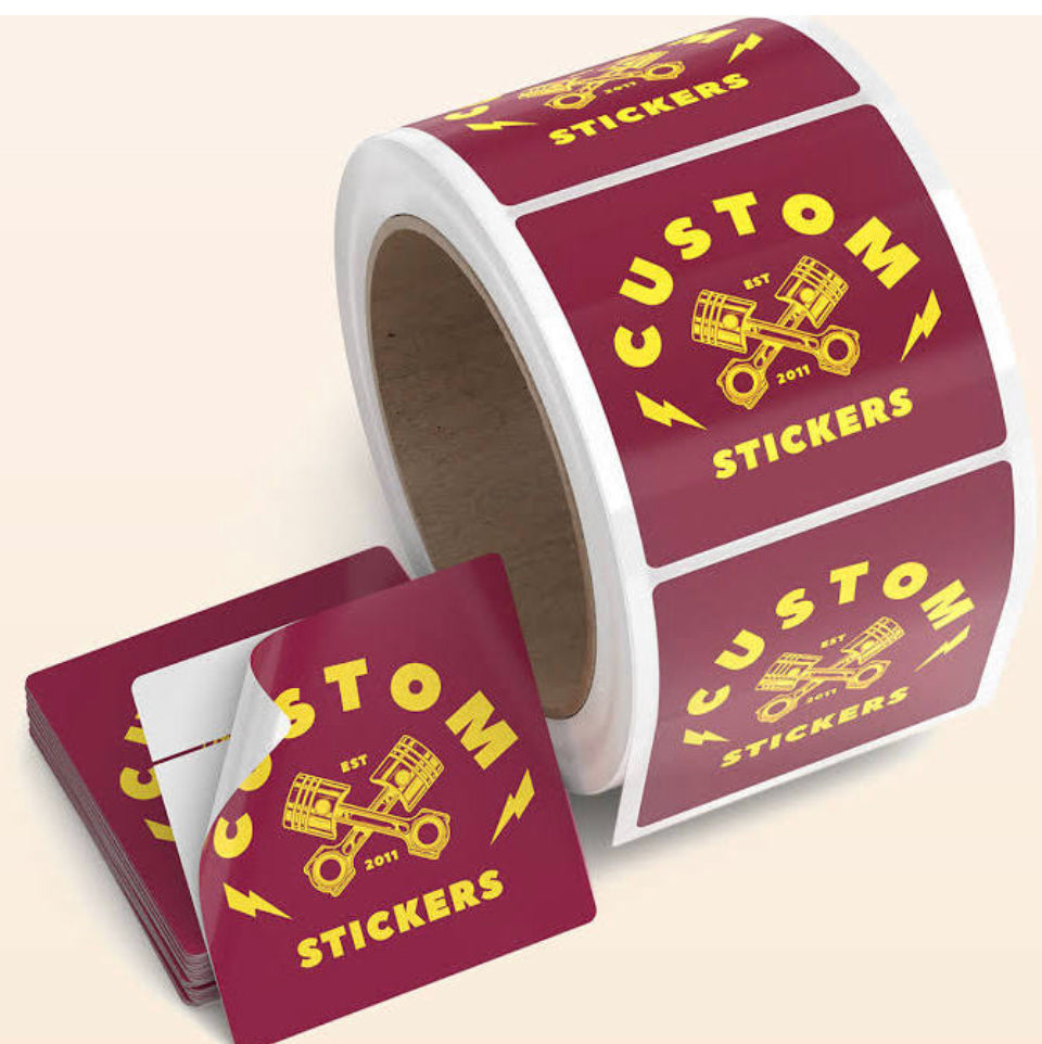 Custom vinyl stickers
