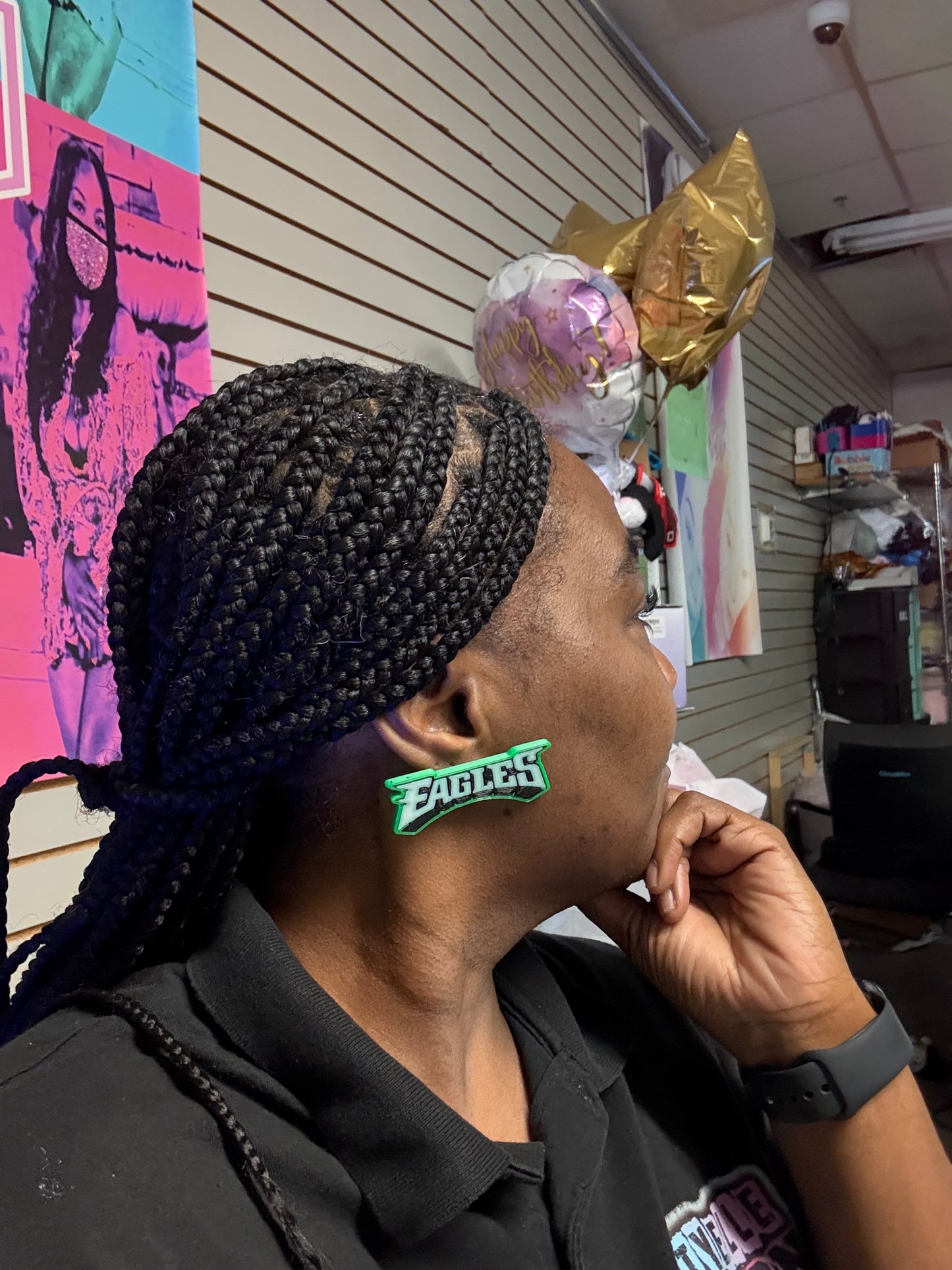 Stud earrings