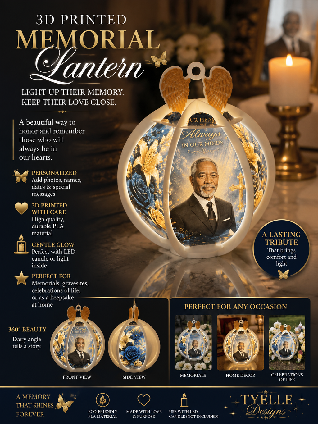 Angel Wings Lantern (DIGITAL FILE ONLY)
