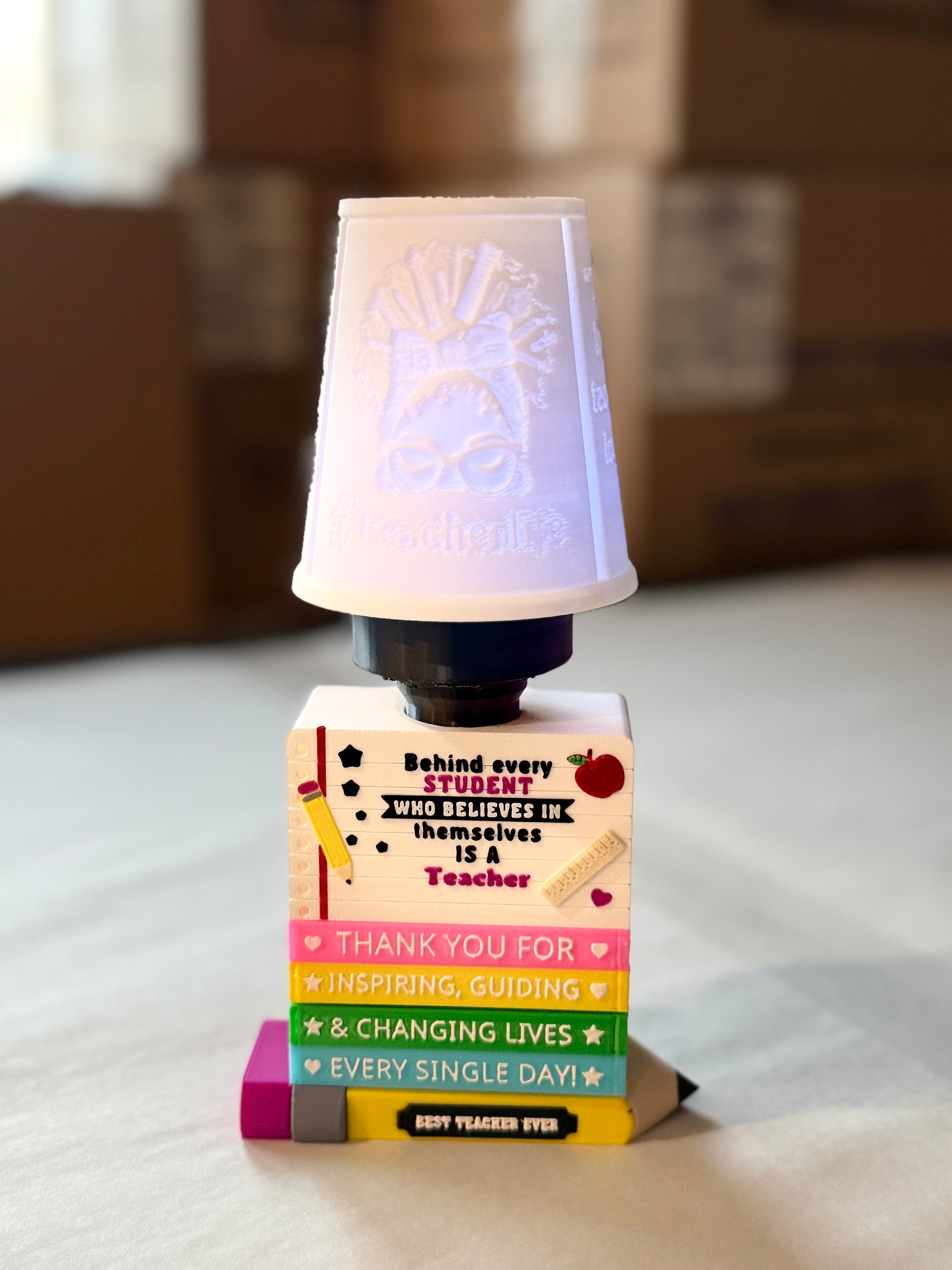 Mini tea light lamp file