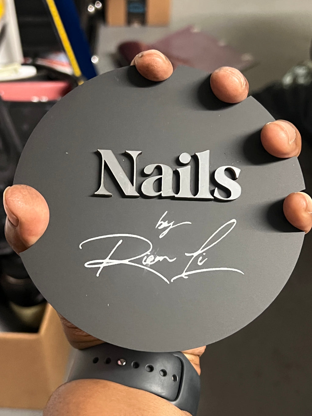 Fancy Nails Sign Nail Art Sign – TyElle Designs