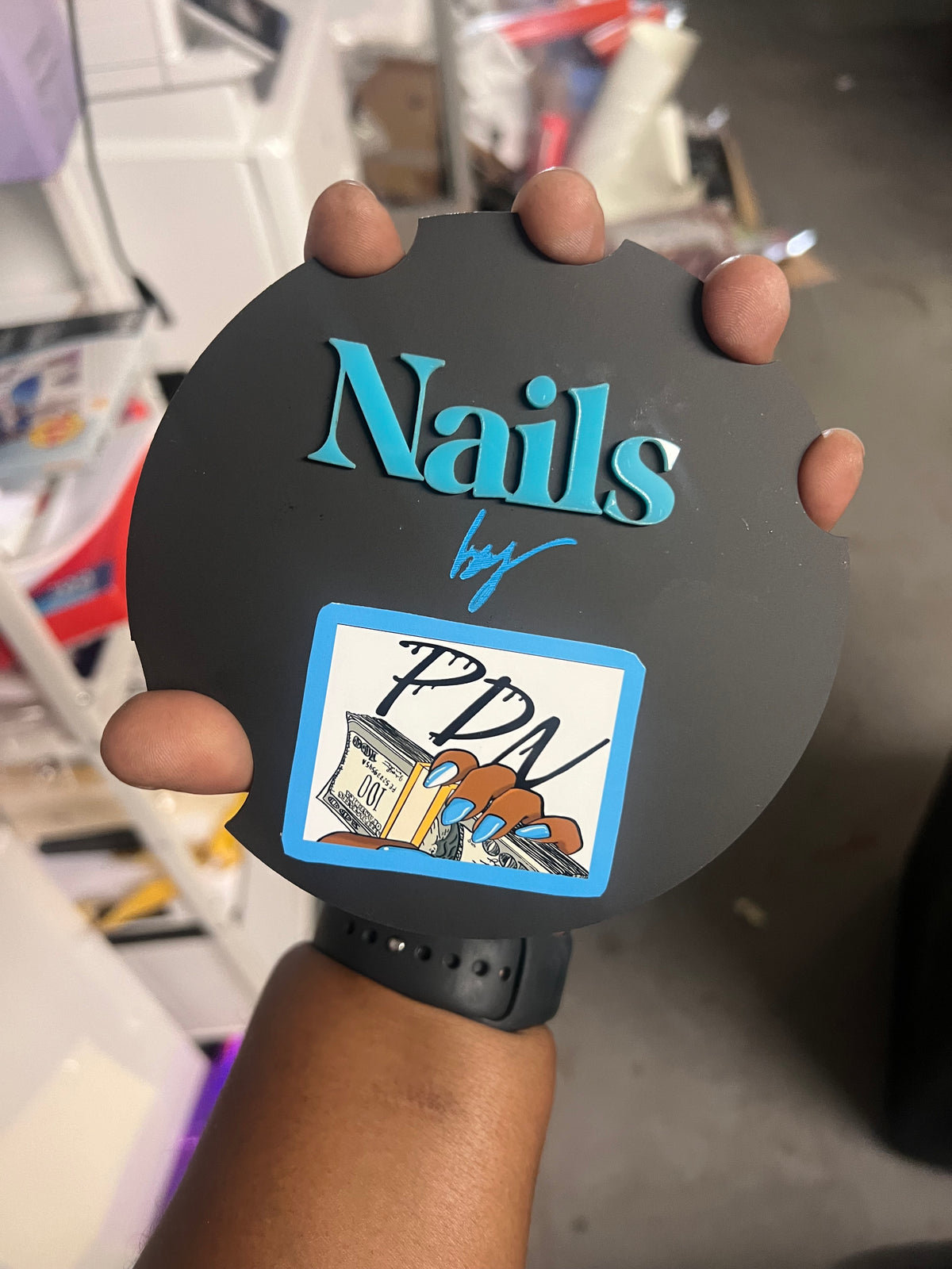 Fancy Nails Sign Nail Art Sign – TyElle Designs