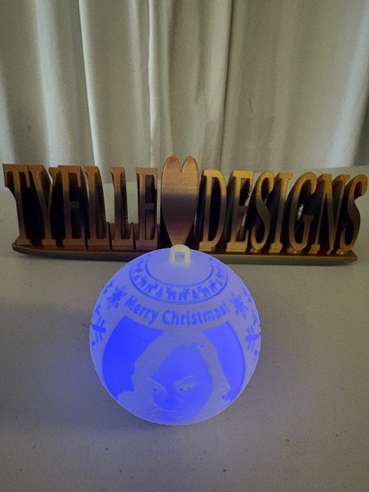 Photo light up Ornament
