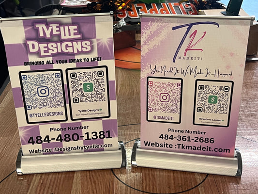 Tabletop Retractable banner