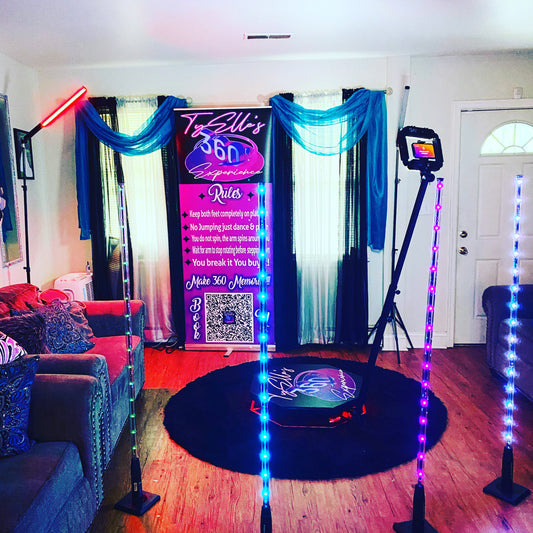 360 Video booth hourly rental (min 2Hrs)