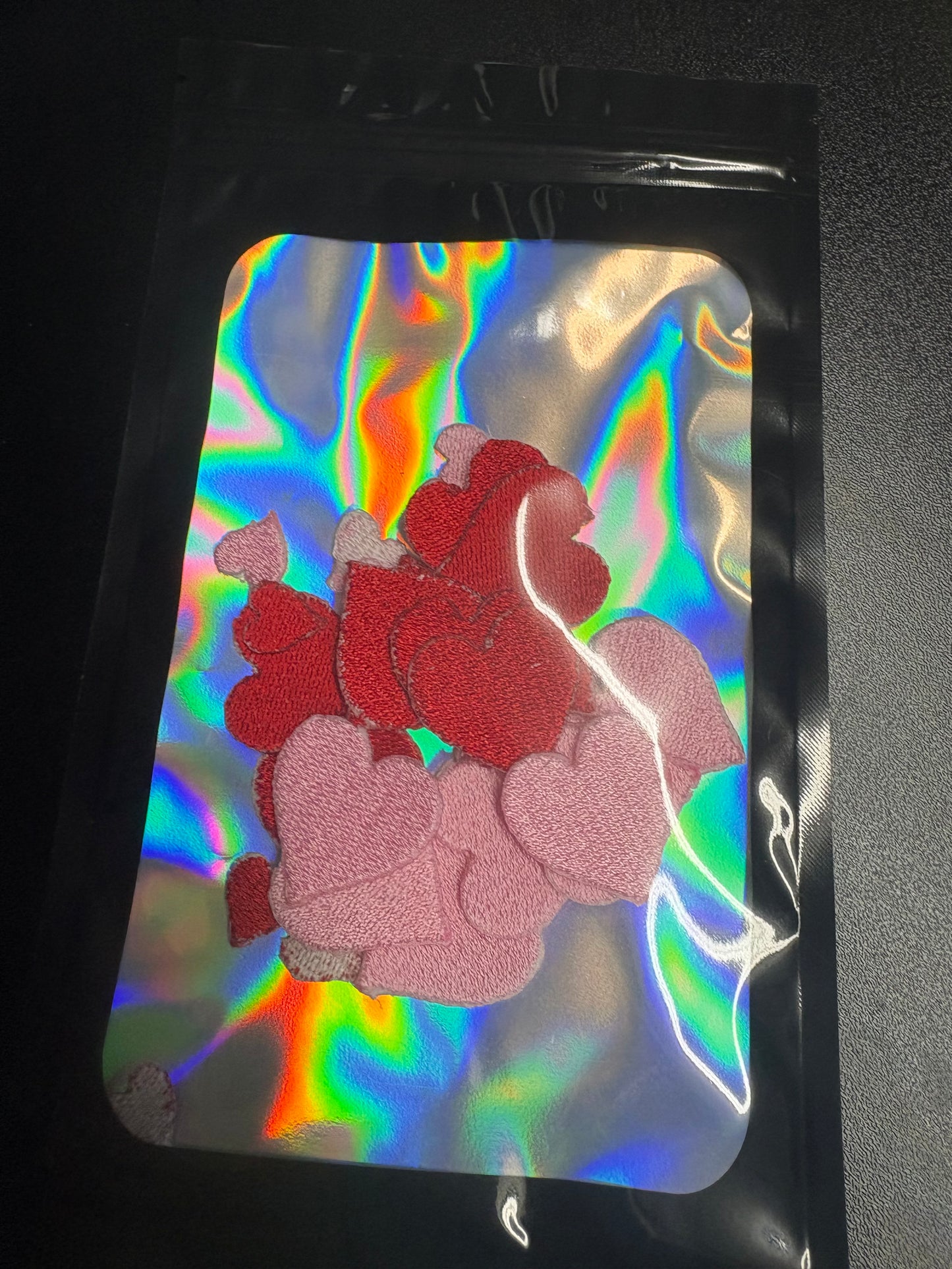 Small iron on hearts(30pk)