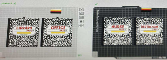 Hall Pass Collection STL files (DIGITAL FILE ONLY)