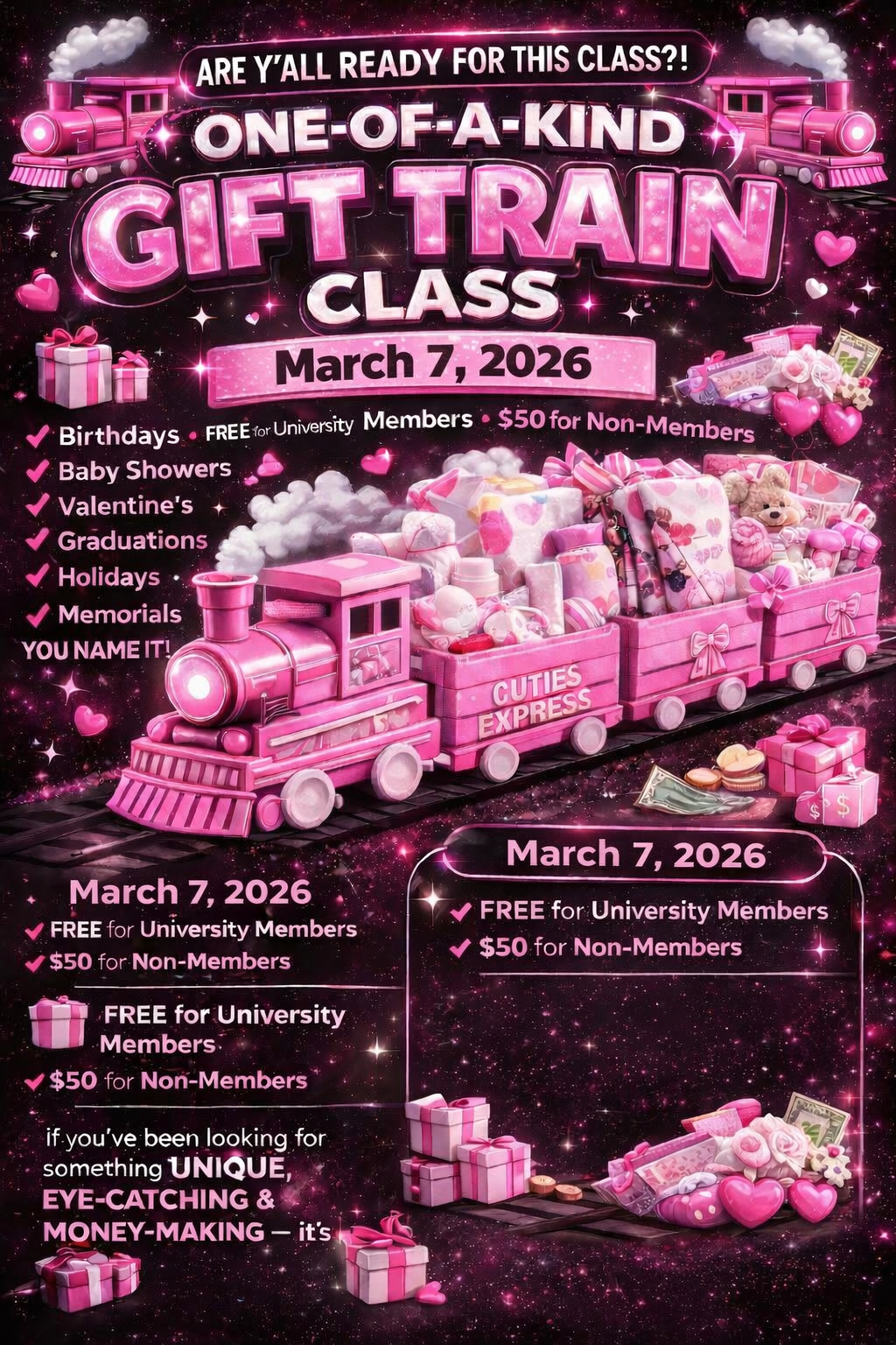 Train Gift basket Class