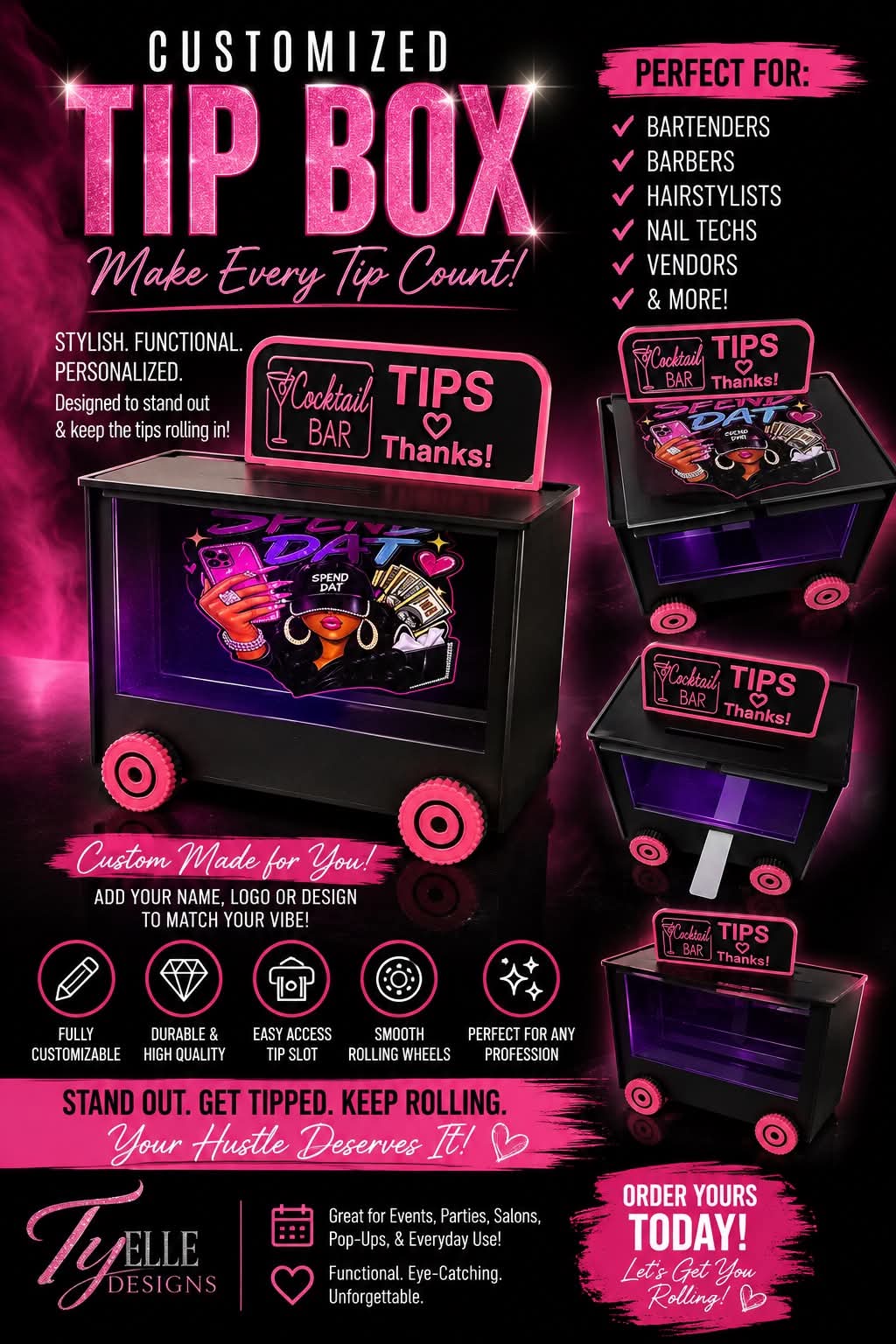 Customized Tip Box