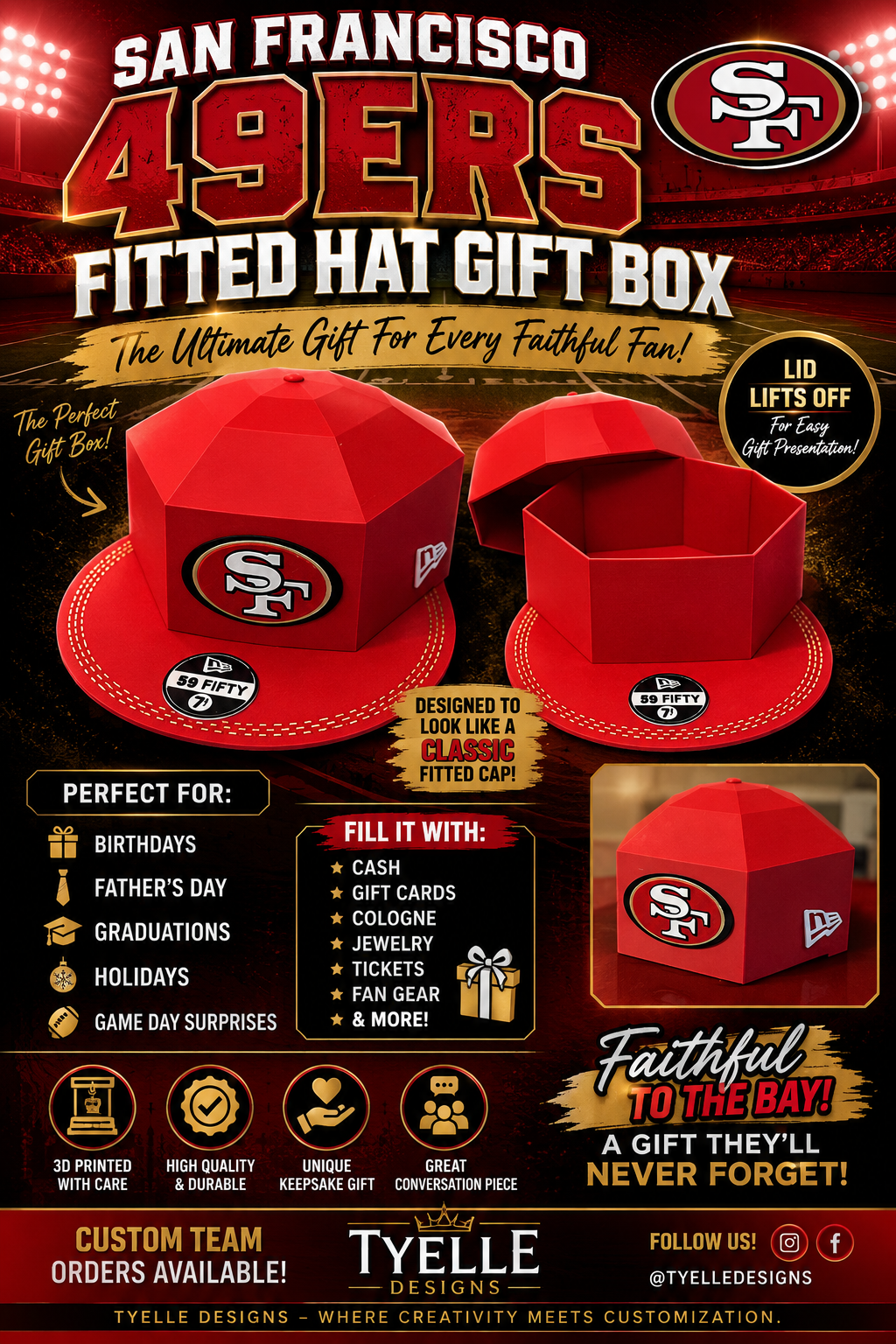 Fitted Hat gift box