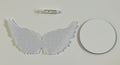 Angel Wing button blanks