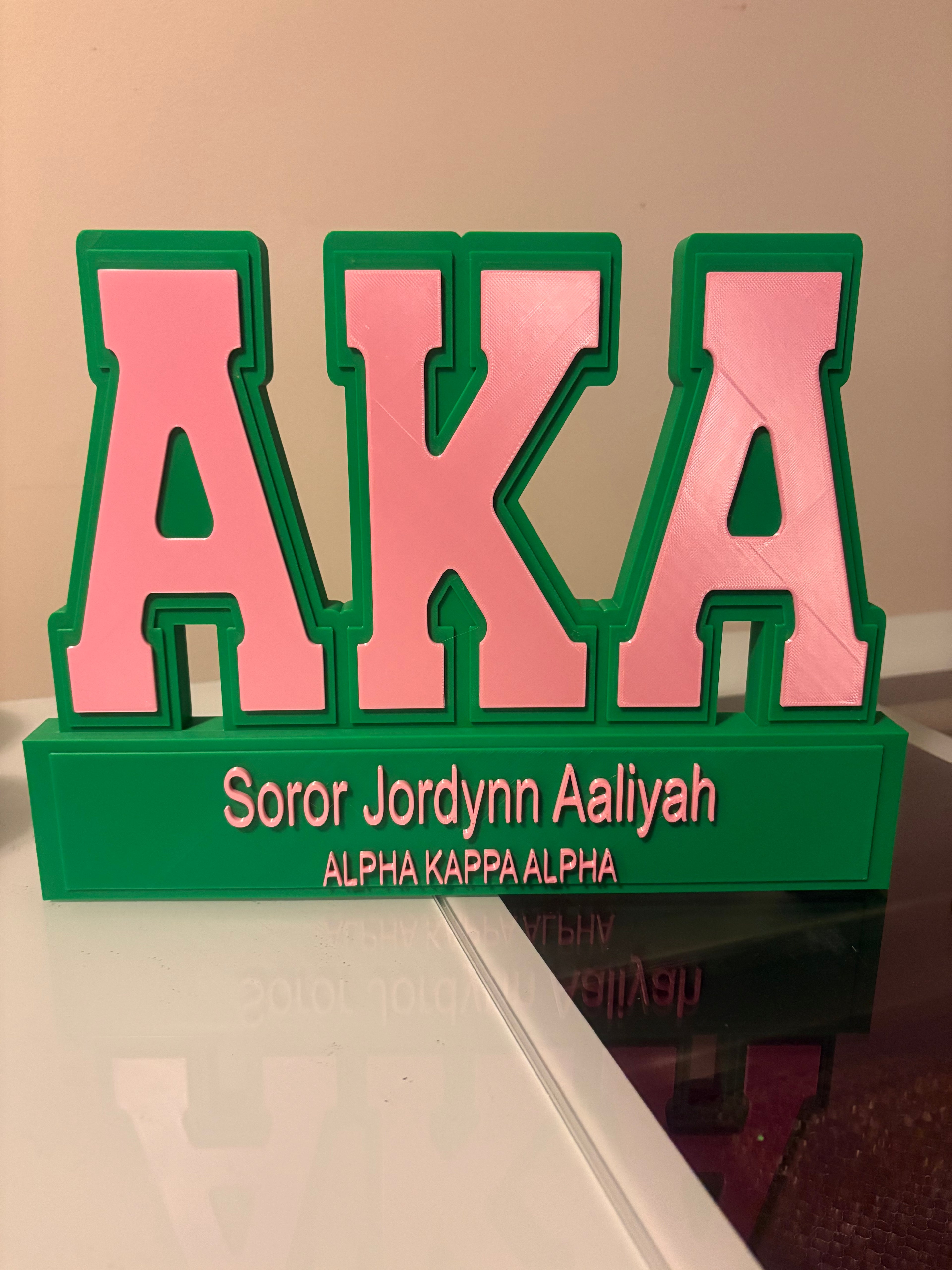 AKA Name sign