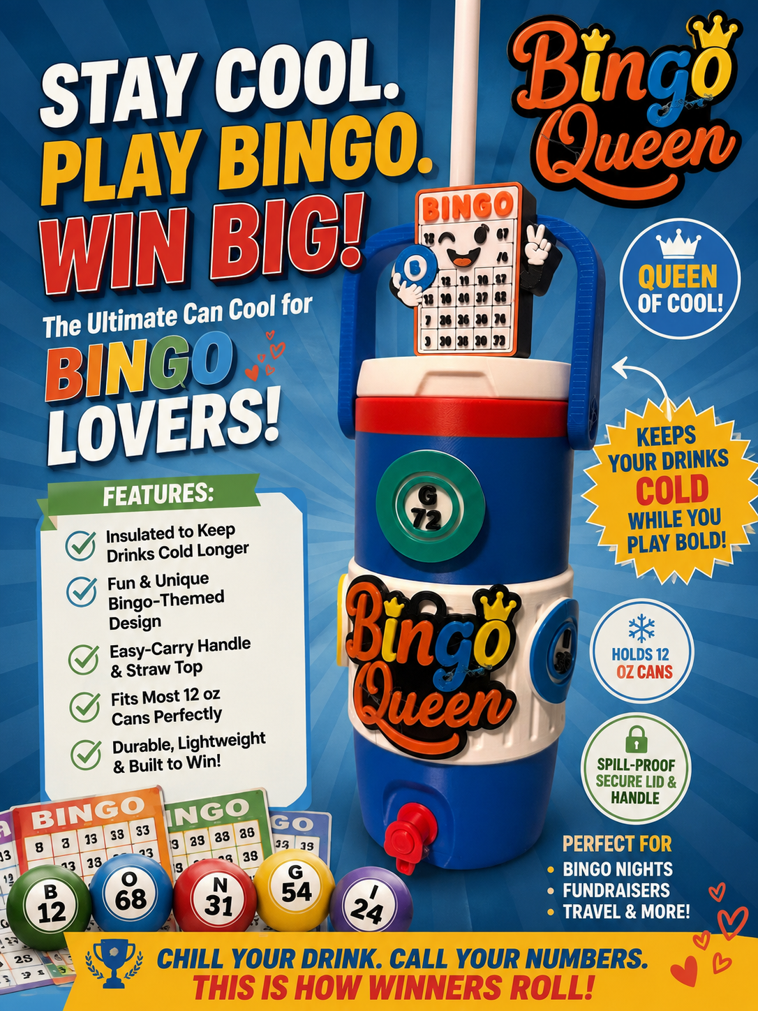 Bingo Can Cooler
