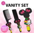 School Girl Vanity Set (Digital File)