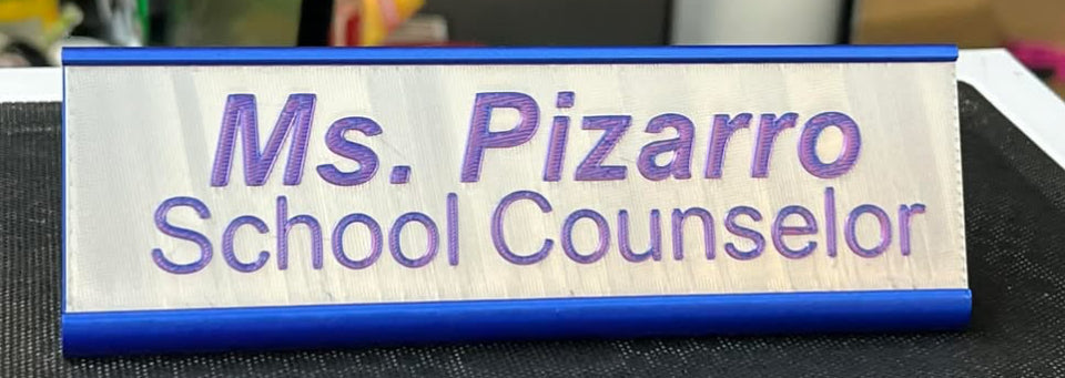 Desk nameplates