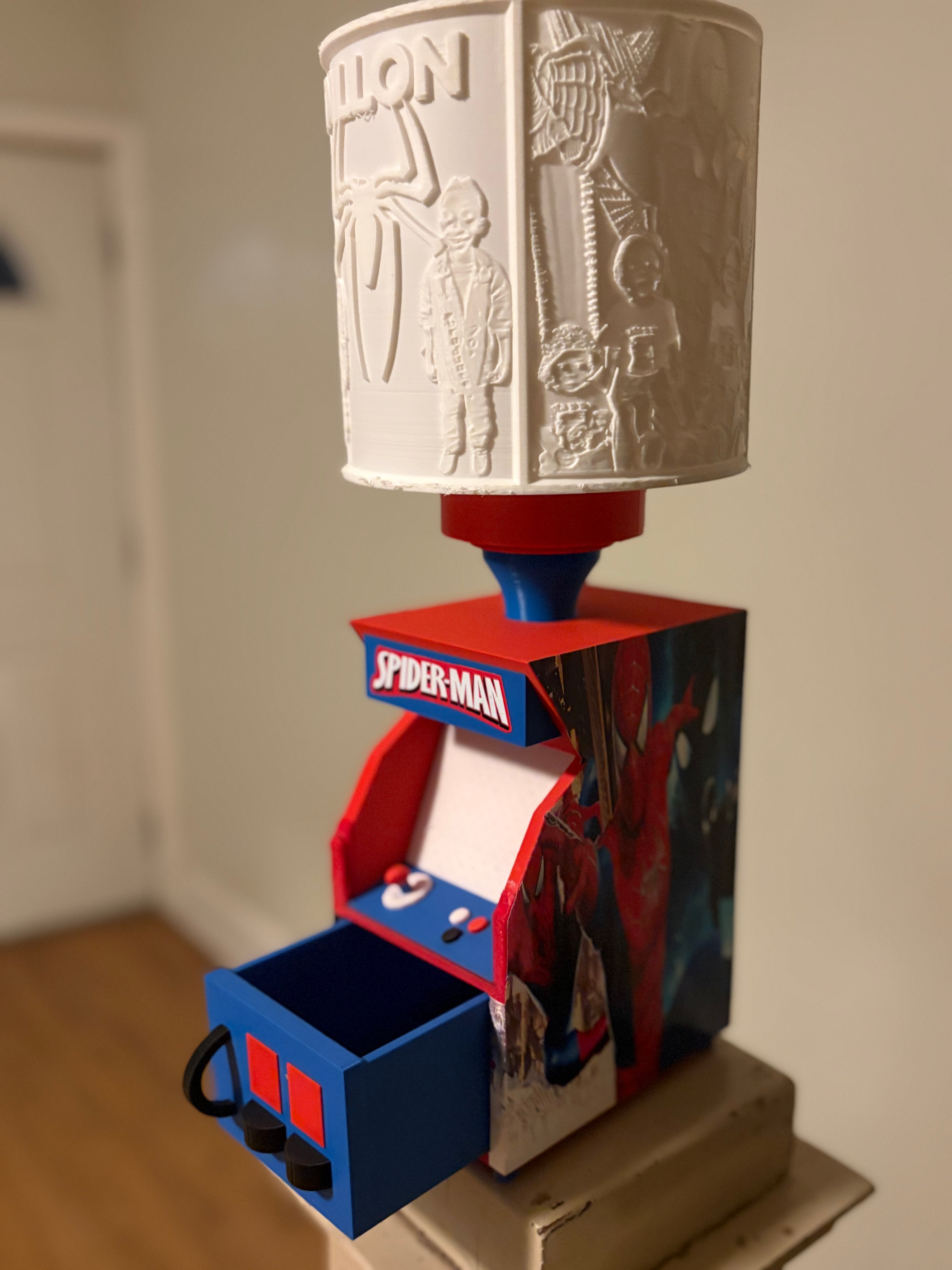 Arcade Storage Lamp STL File (Digital File Only)
