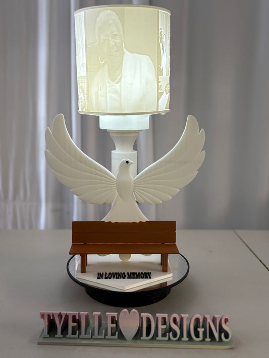 Memorial Bench Lamp File (Digital File)