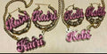 Bamboo name earring