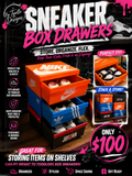 Toddler sneaker box drawer