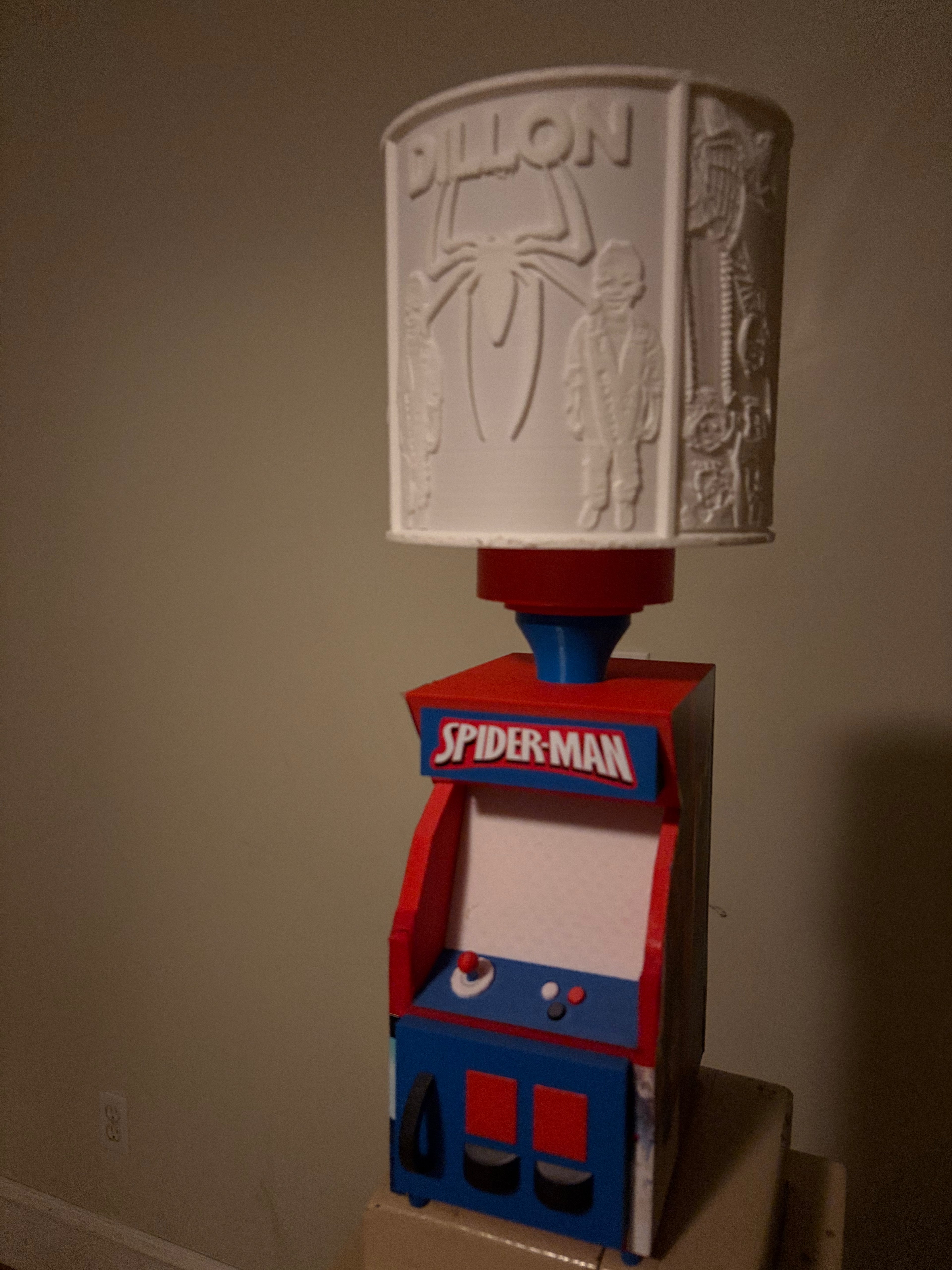 Arcade Storage Lamp STL File (Digital File Only)