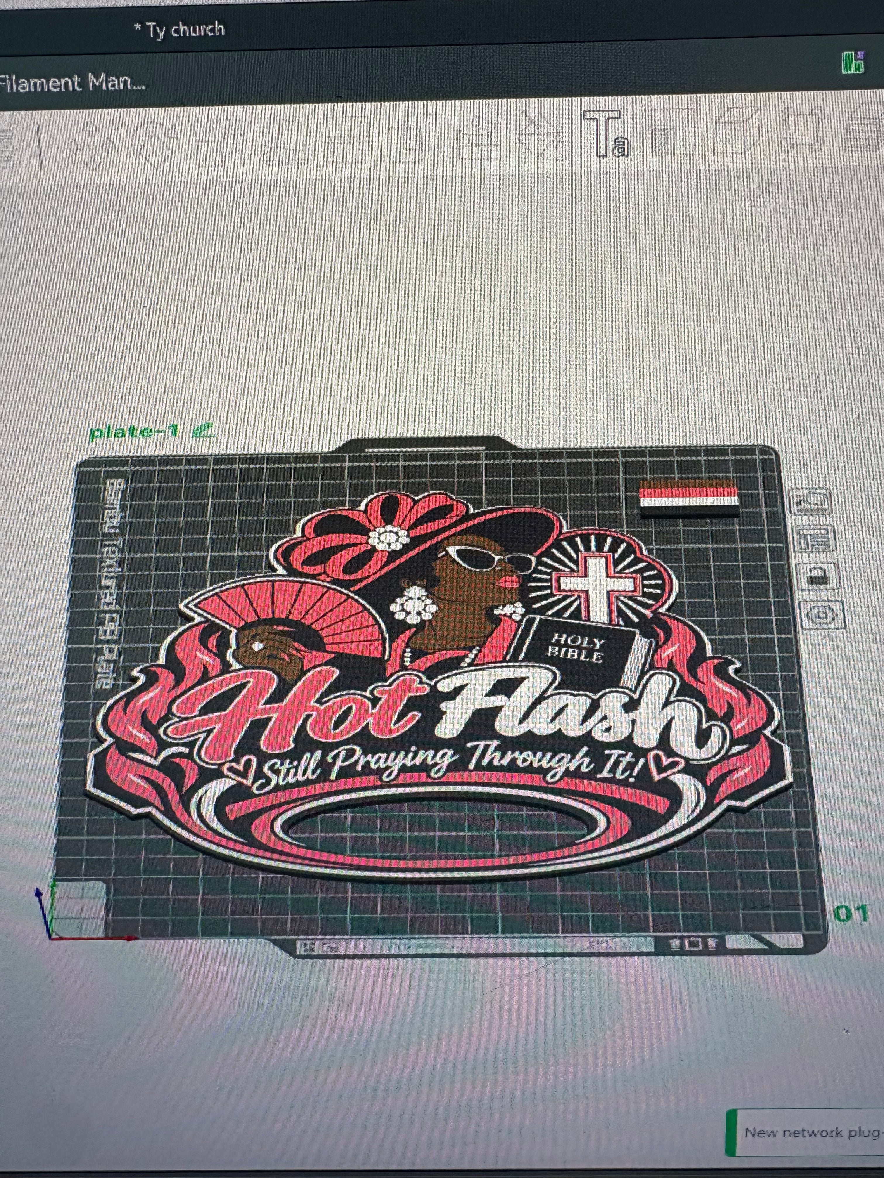Church Hot Flash Digital FIle