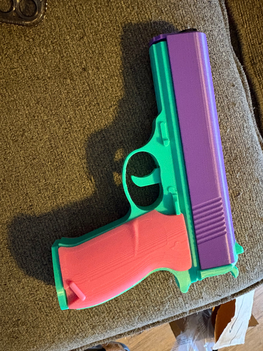 Gun shaped lighter and pre-roll/cigarette holder