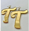 Initial Earrings