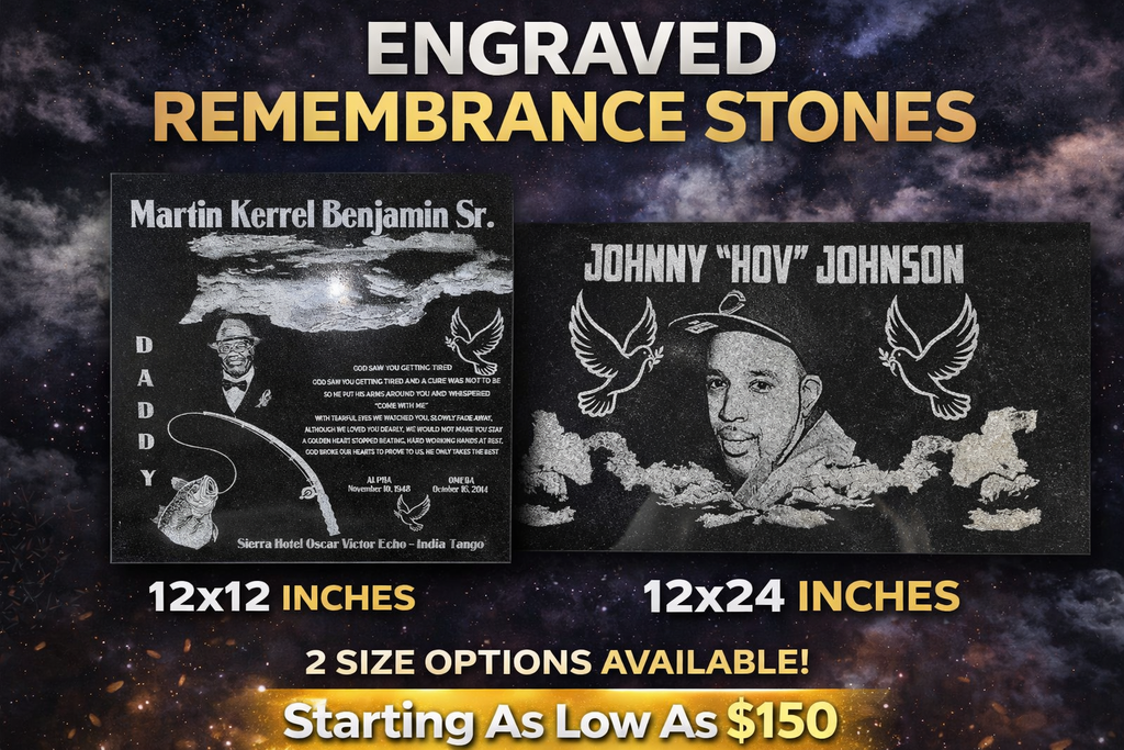 Engraved Remembrance Stone