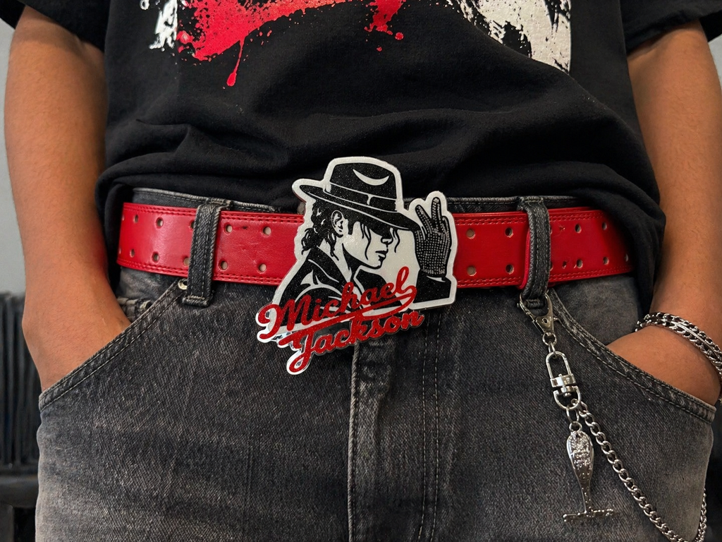 MJ Belt buckle digital file