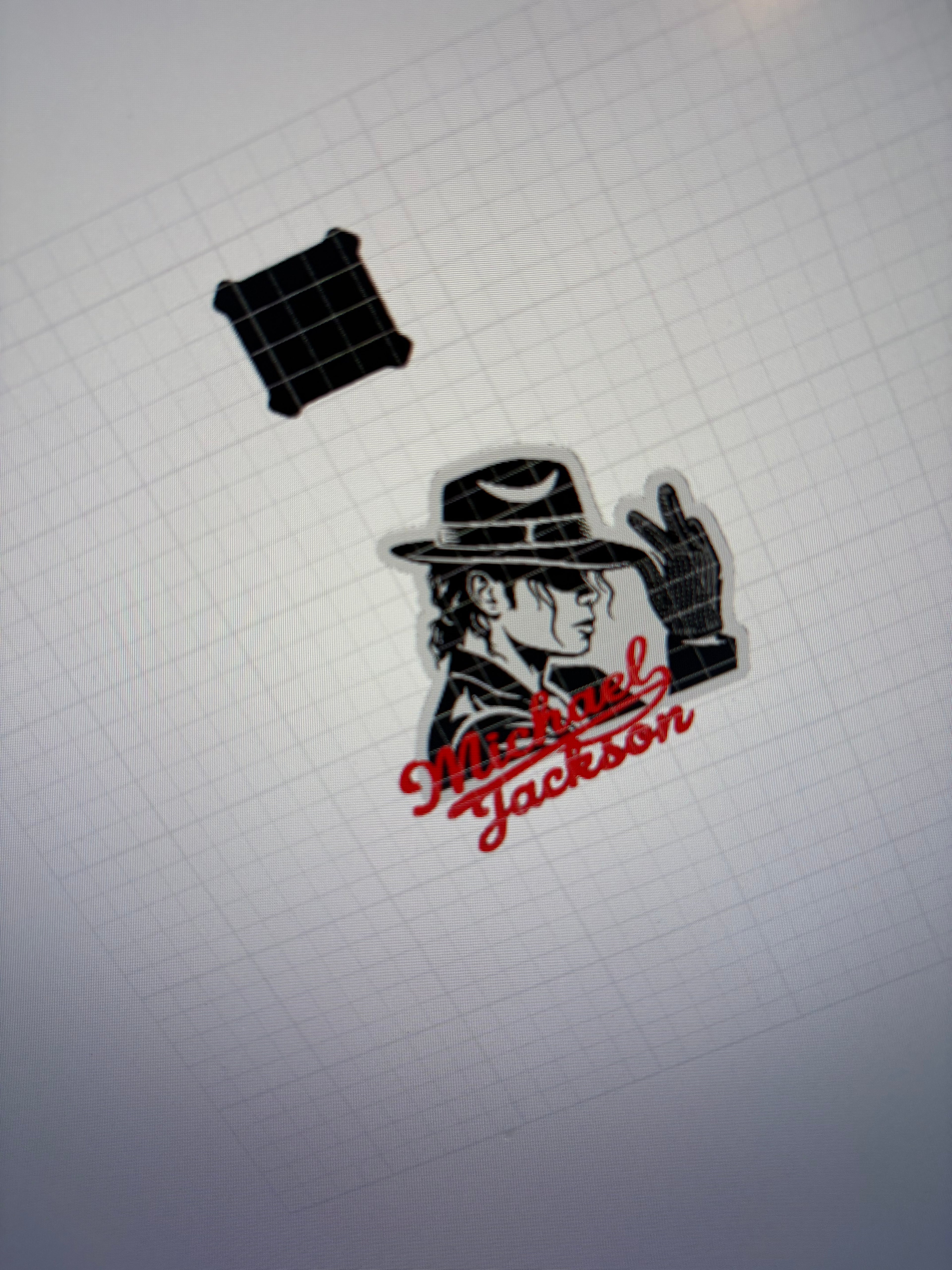 MJ Belt buckle digital file