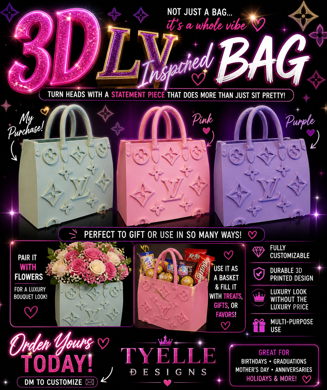 LV 3D printed Bag