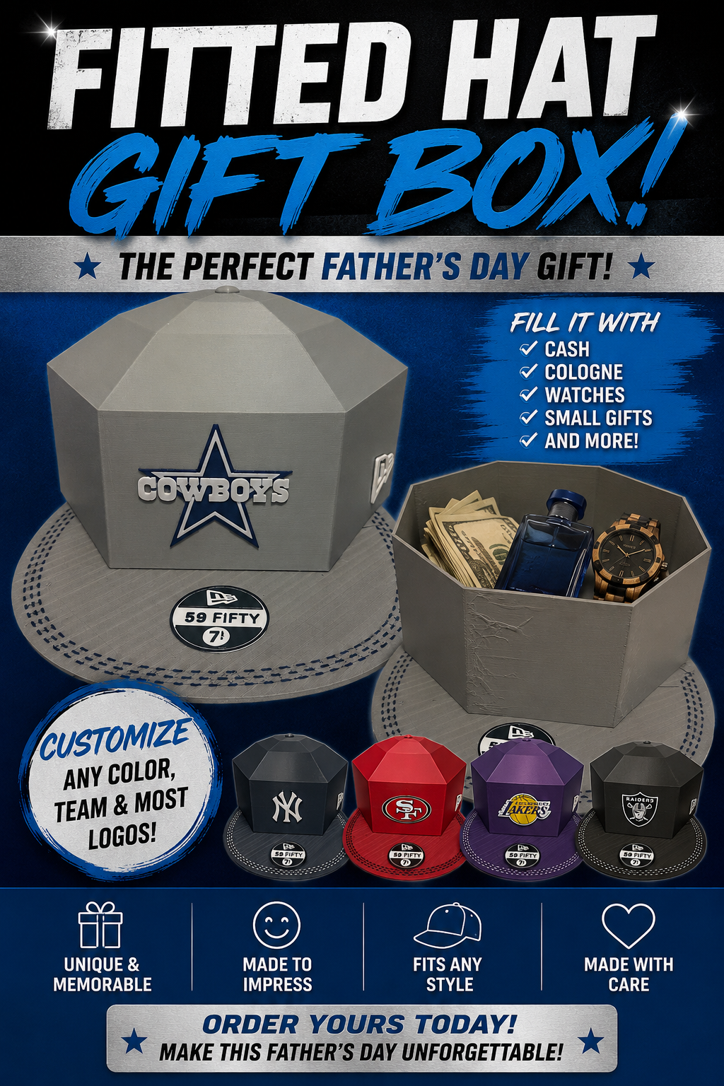 Fitted Hat gift box