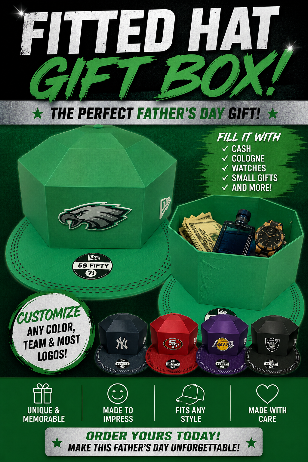 Fitted Hat gift box