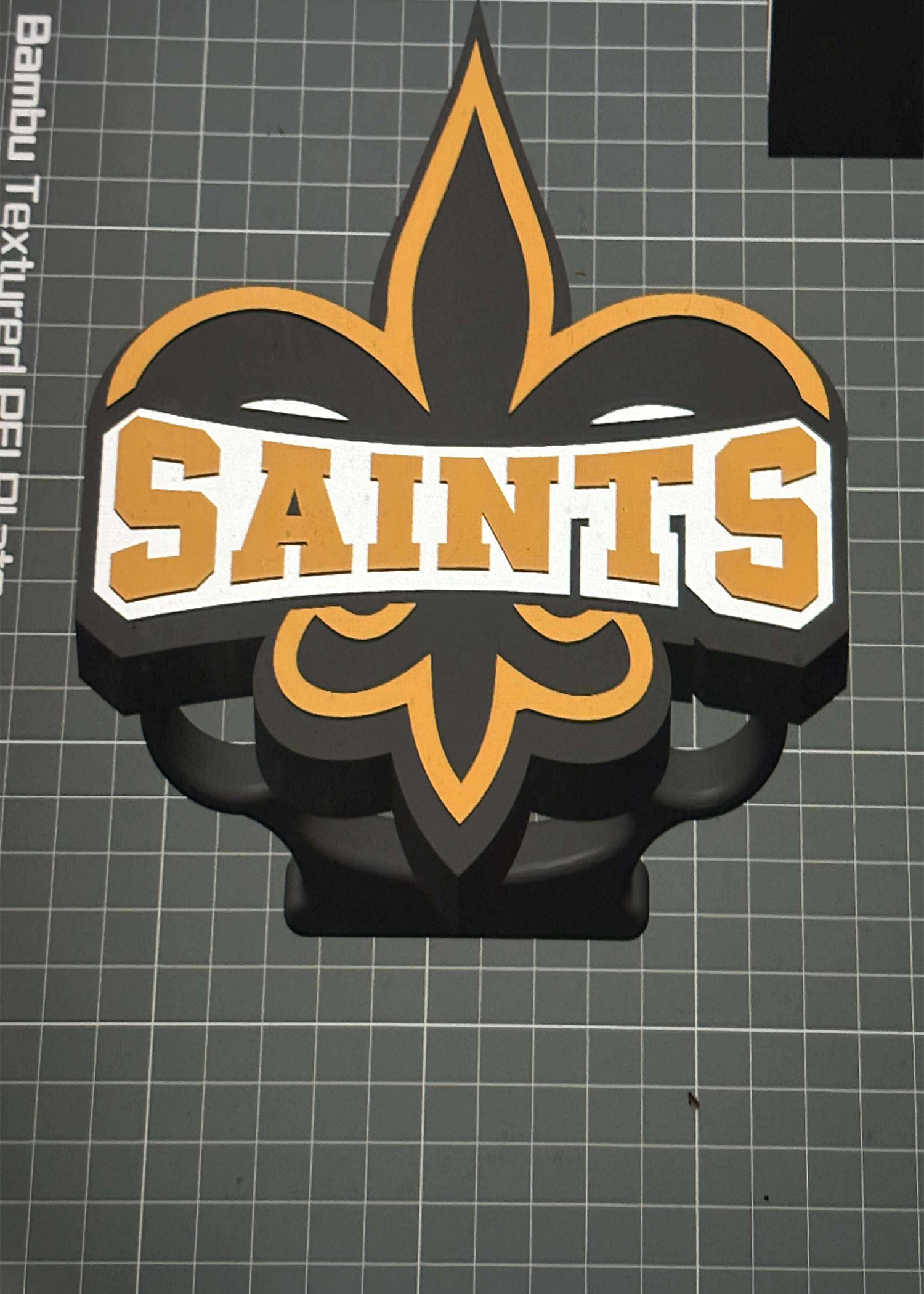 Saints Knucke Ring StL file (DIGITAL FILE ONLY)
