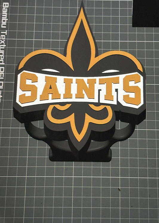 Saints Knucke Ring StL file (DIGITAL FILE ONLY)
